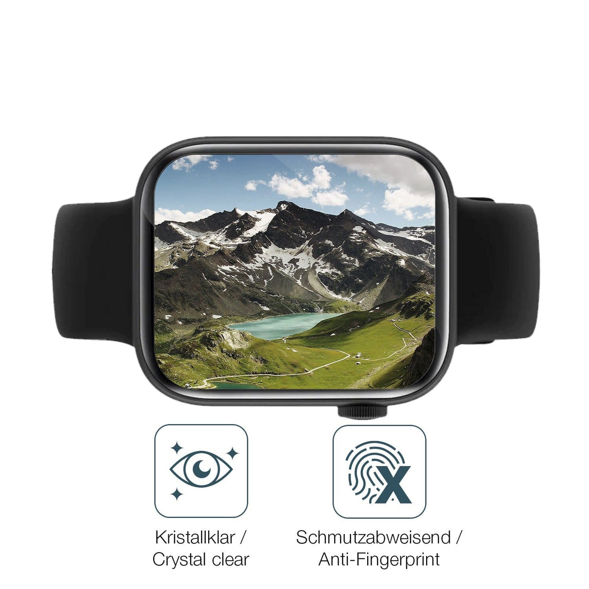 2x Screen Protector for Fireboltt Ring 3 Flexible Glass 9H dipos