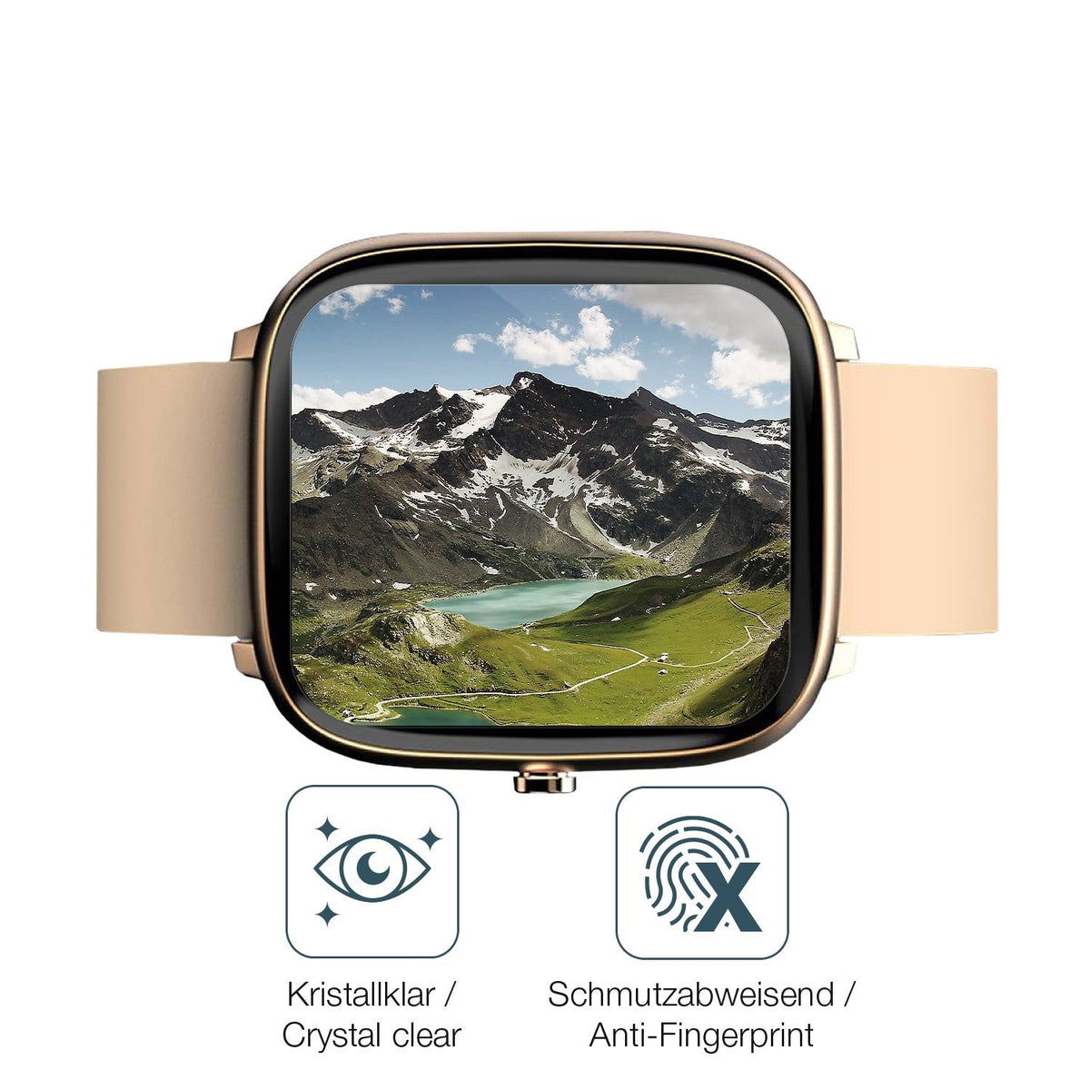 2x Screen Protector for Noise Colorfit Qube O2 Flexible Glass 9H dipos