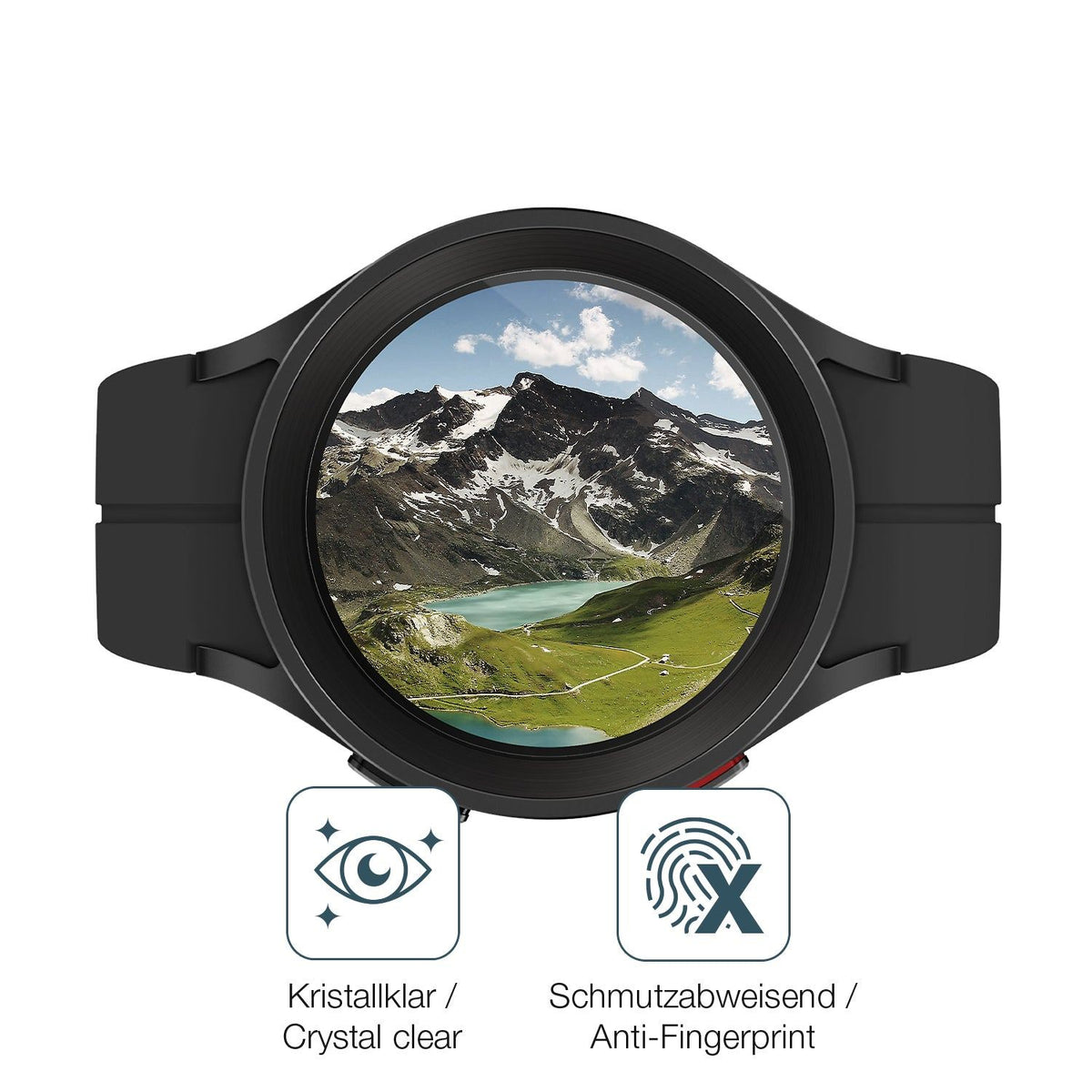 2x Screen Protector for Samsung Galaxy Watch 5 Pro LTE Flexible Glass 9H dipos