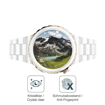2x Screen Protector for Huawei Watch GT3 Pro Ceramic (43mm) Flexible Glass 9H