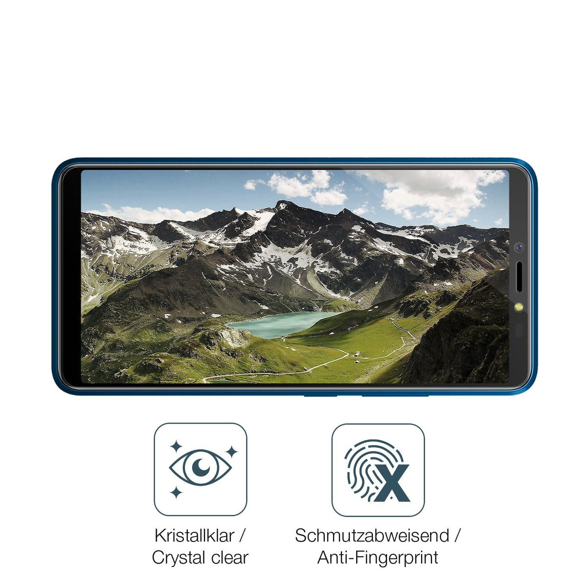 2x Screen Protector for BQ 6030G Practic Flexible Glass 9H dipos