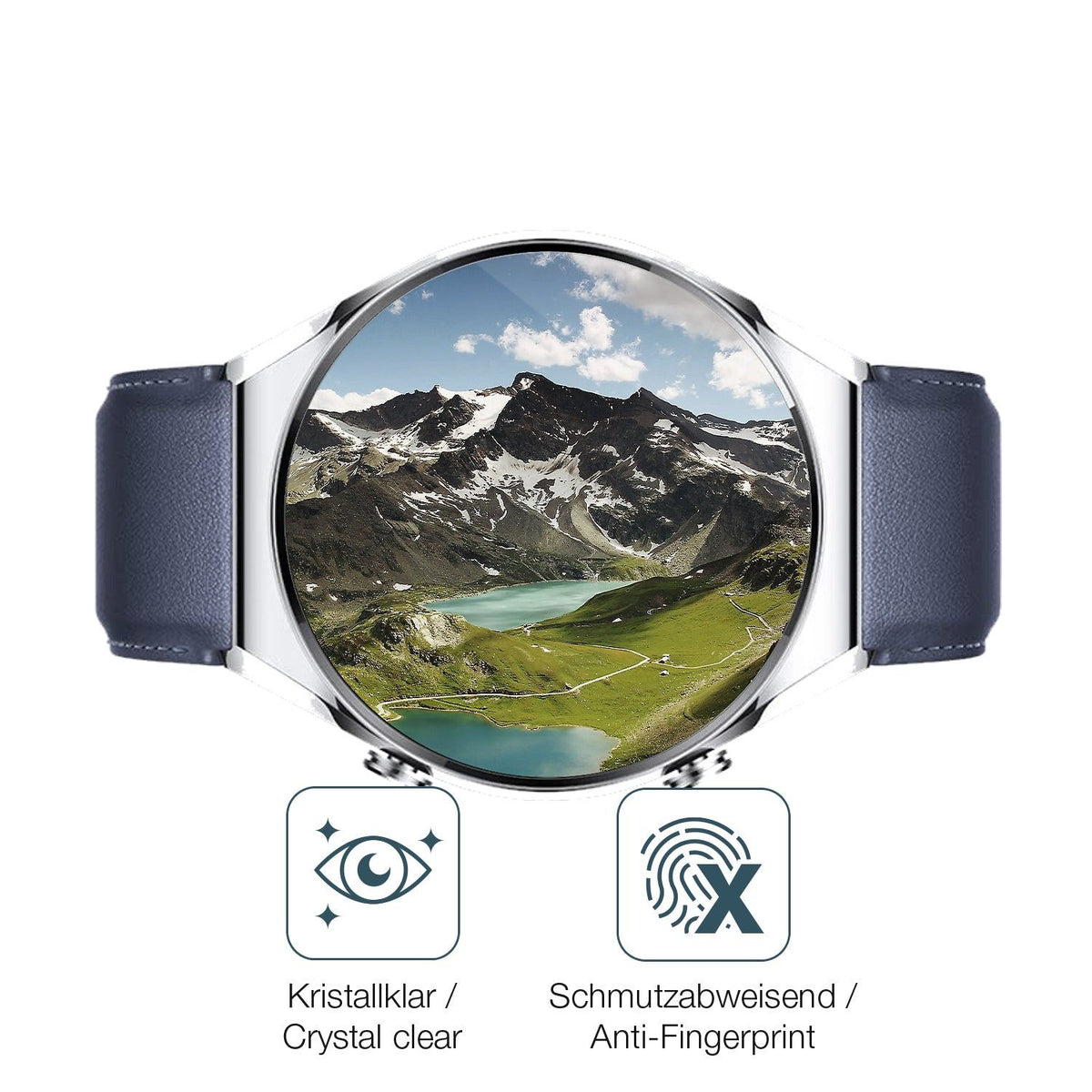 2x Screen Protector for Xiaomi Watch S1 Flexible Glass 9H dipos