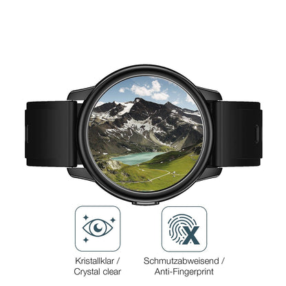 2x Screen Protector for Cillso  1,3 inch Smartwatch Flexible Glass 9H dipos