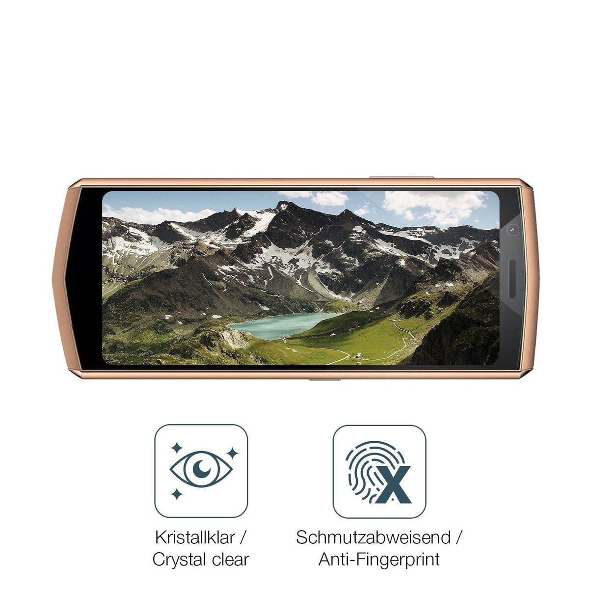 2x Screen Protector for Cubot Pocket 3 Flexible Glass 9H dipos