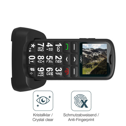 2x Screen Protector for Uleway Seniorenhandy Flexible Glass 9H dipos
