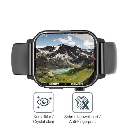 2x Screen Protector for G96 Smartwatch Flexible Glass 9H dipos