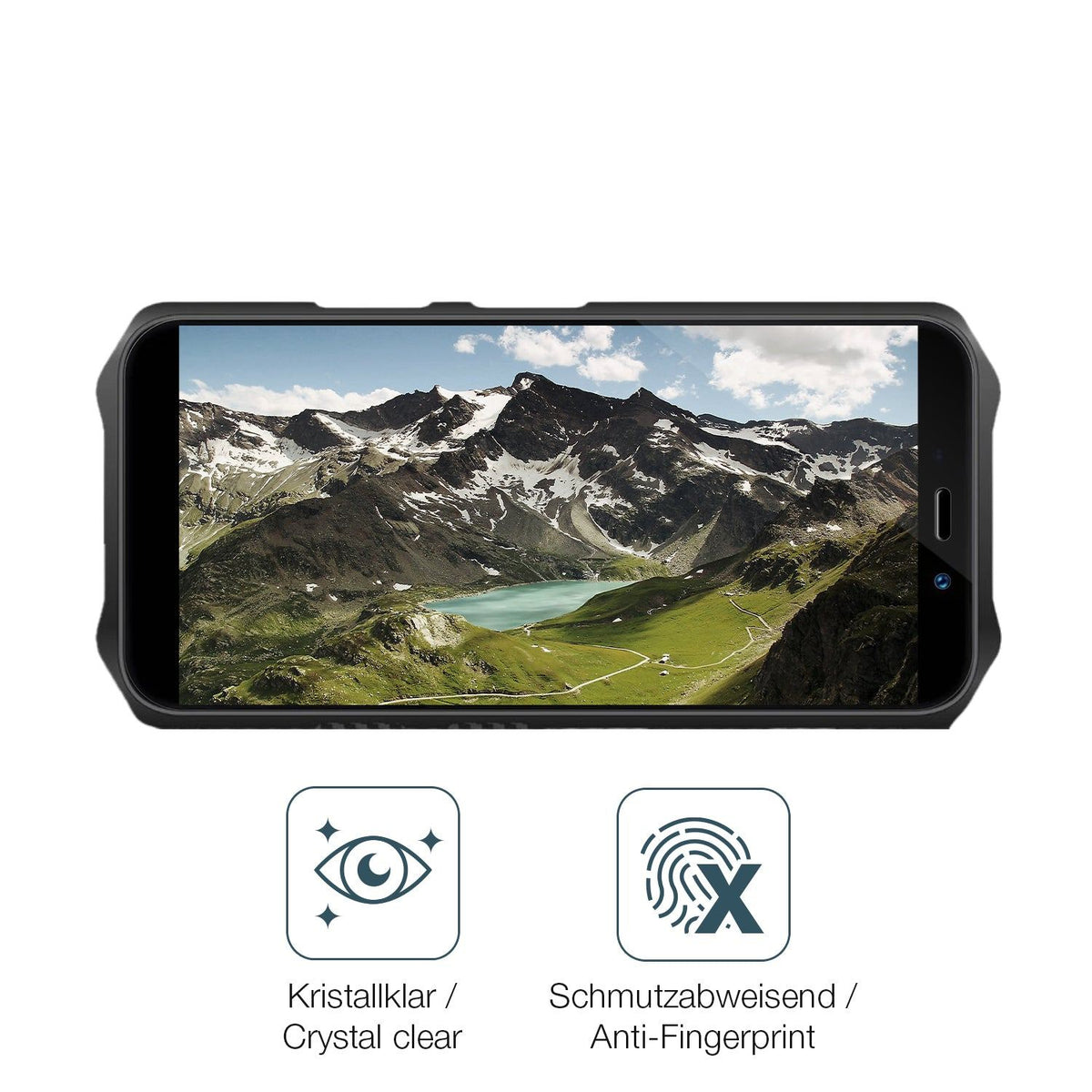 2x Screen Protector for Oukitel WP12 Pro Flexible Glass 9H dipos