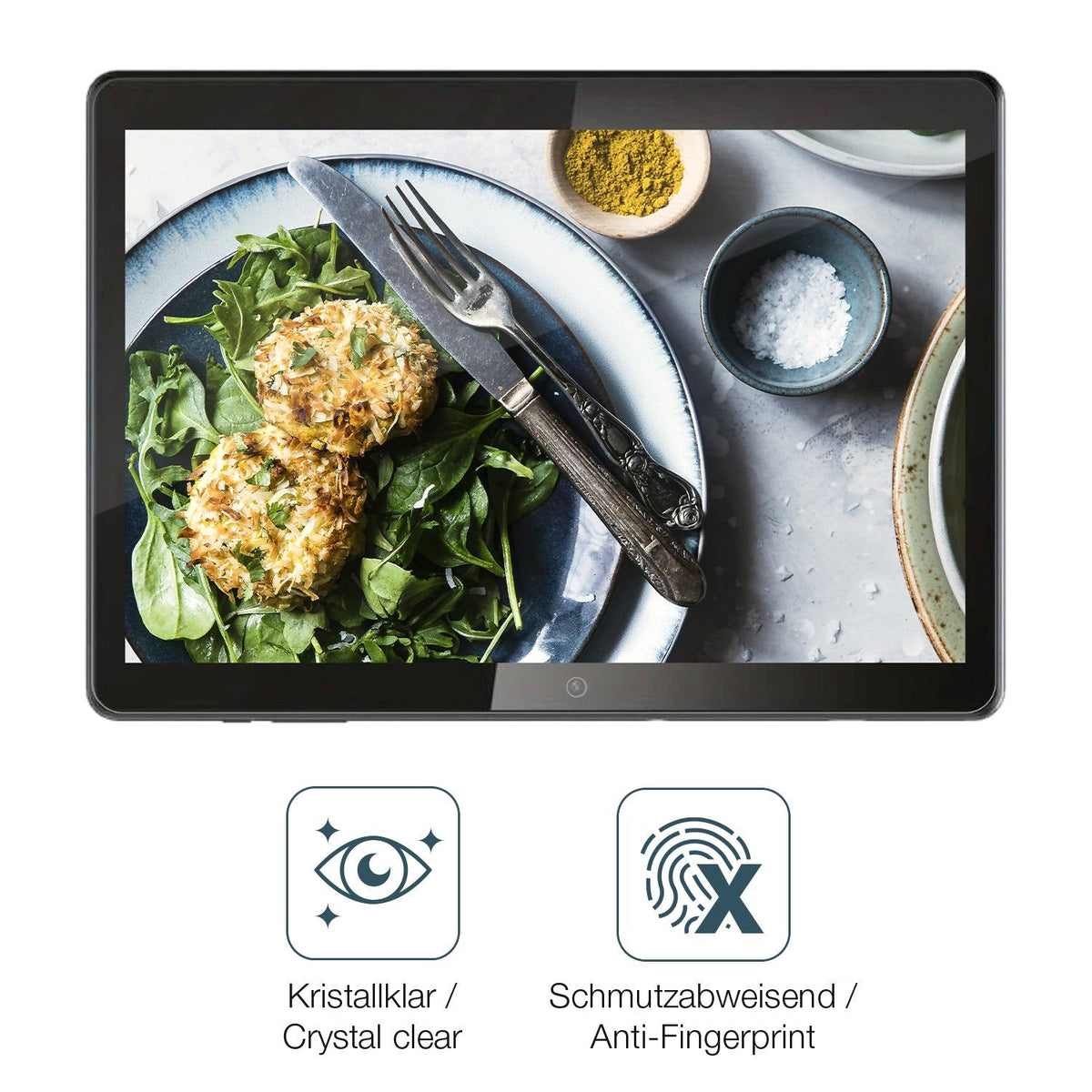 2x Screen Protector for QDDQ Tablet Flexible Glass 9H dipos