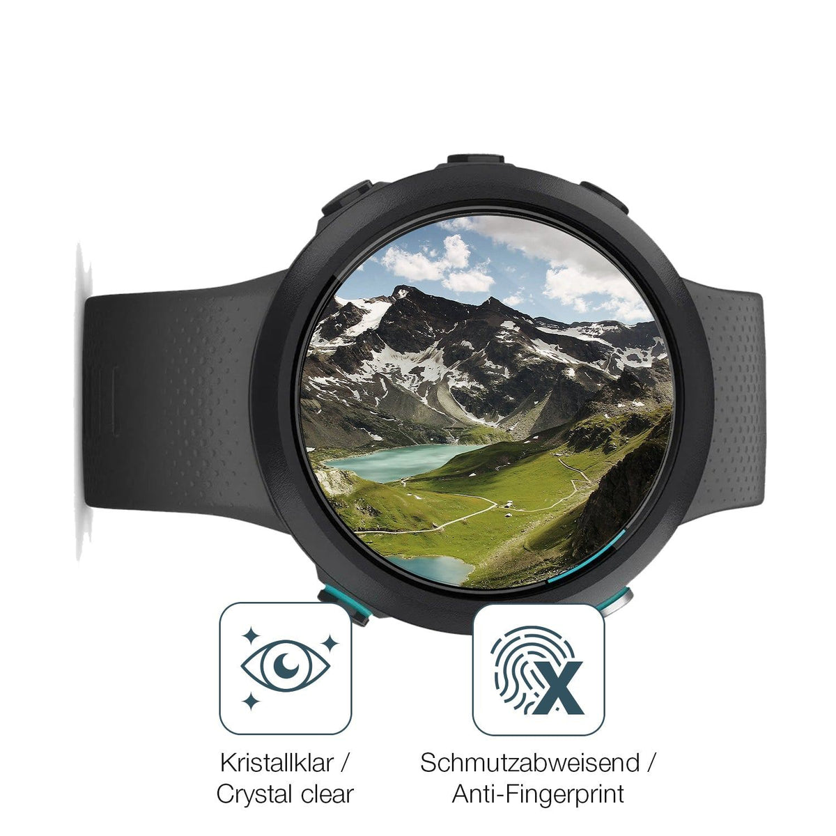 2x Screen Protector for Garmin Swim 2 Flexible Glass 9H dipos