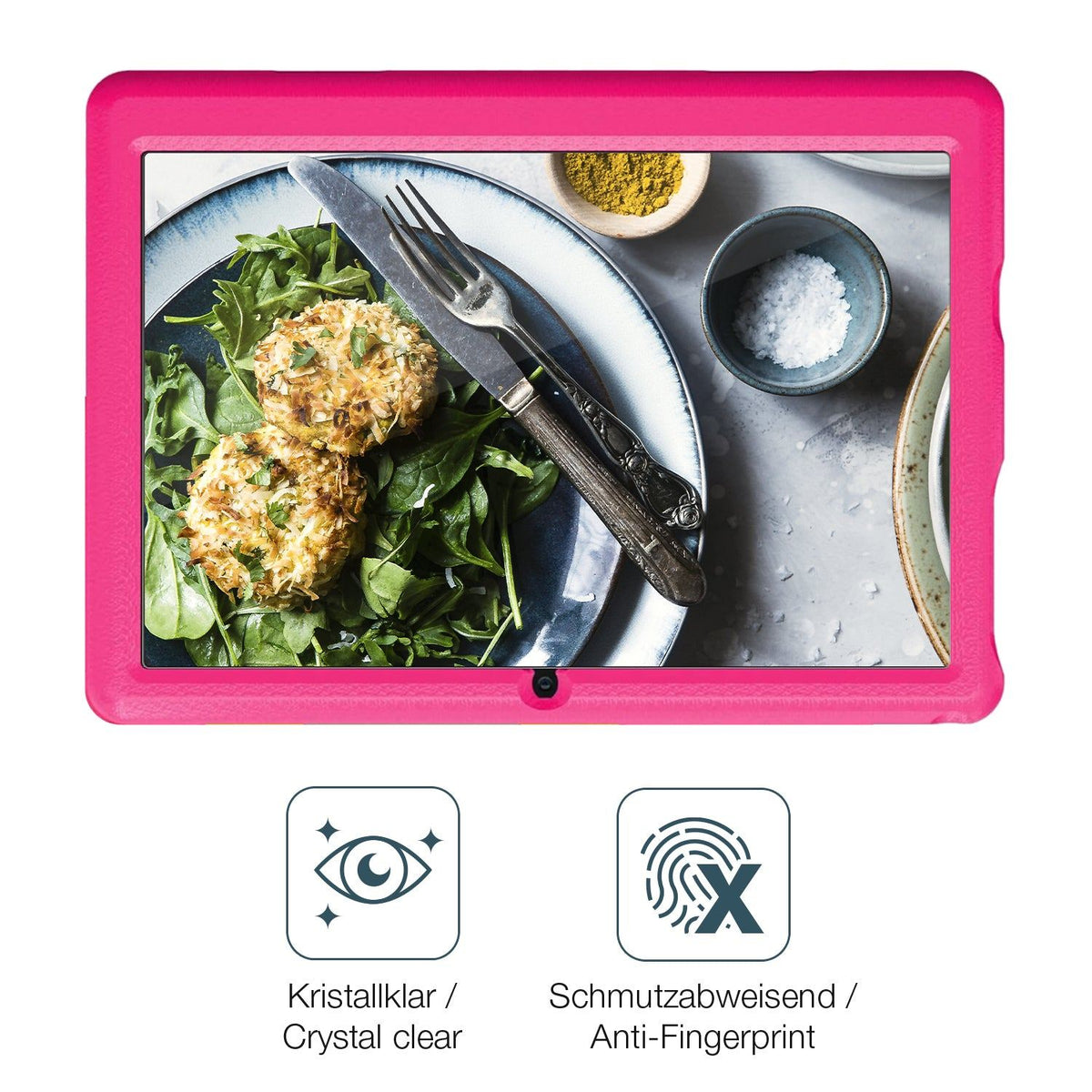 2x Screen Protector for Bufo Kids Tablet KT1006 10 Zoll Flexible Glass 9H dipos