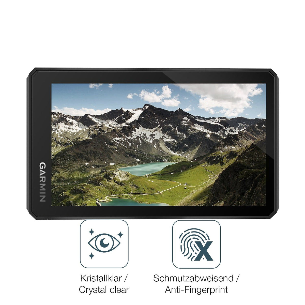 2x Screen Protector for Garmin zumo XT Flexible Glass 9H dipos