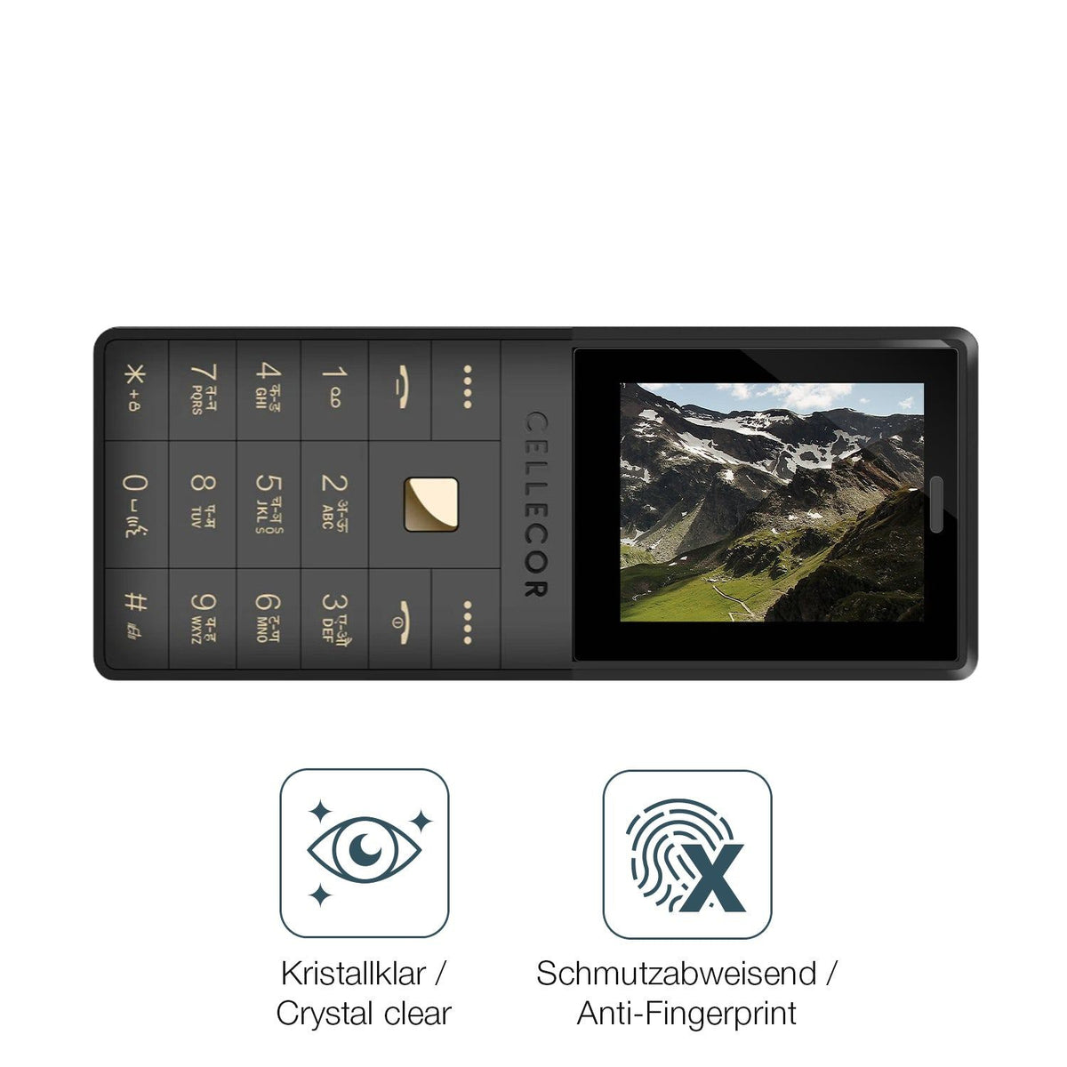 2x Screen Protector for Cellecor C1i Flexible Glass 9H dipos