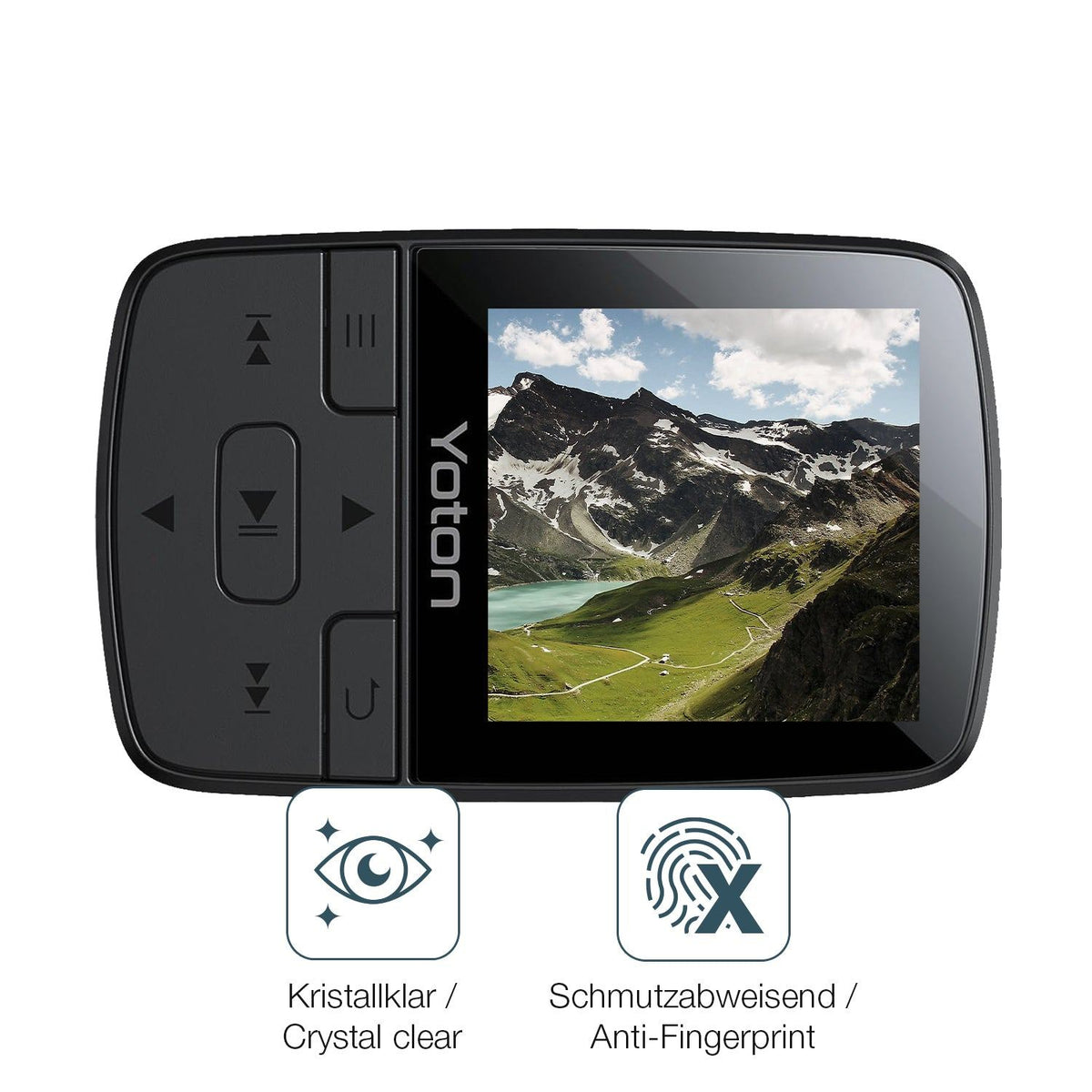 2x Screen Protector for YOTON YM03 MP3-Player Flexible Glass 9H dipos