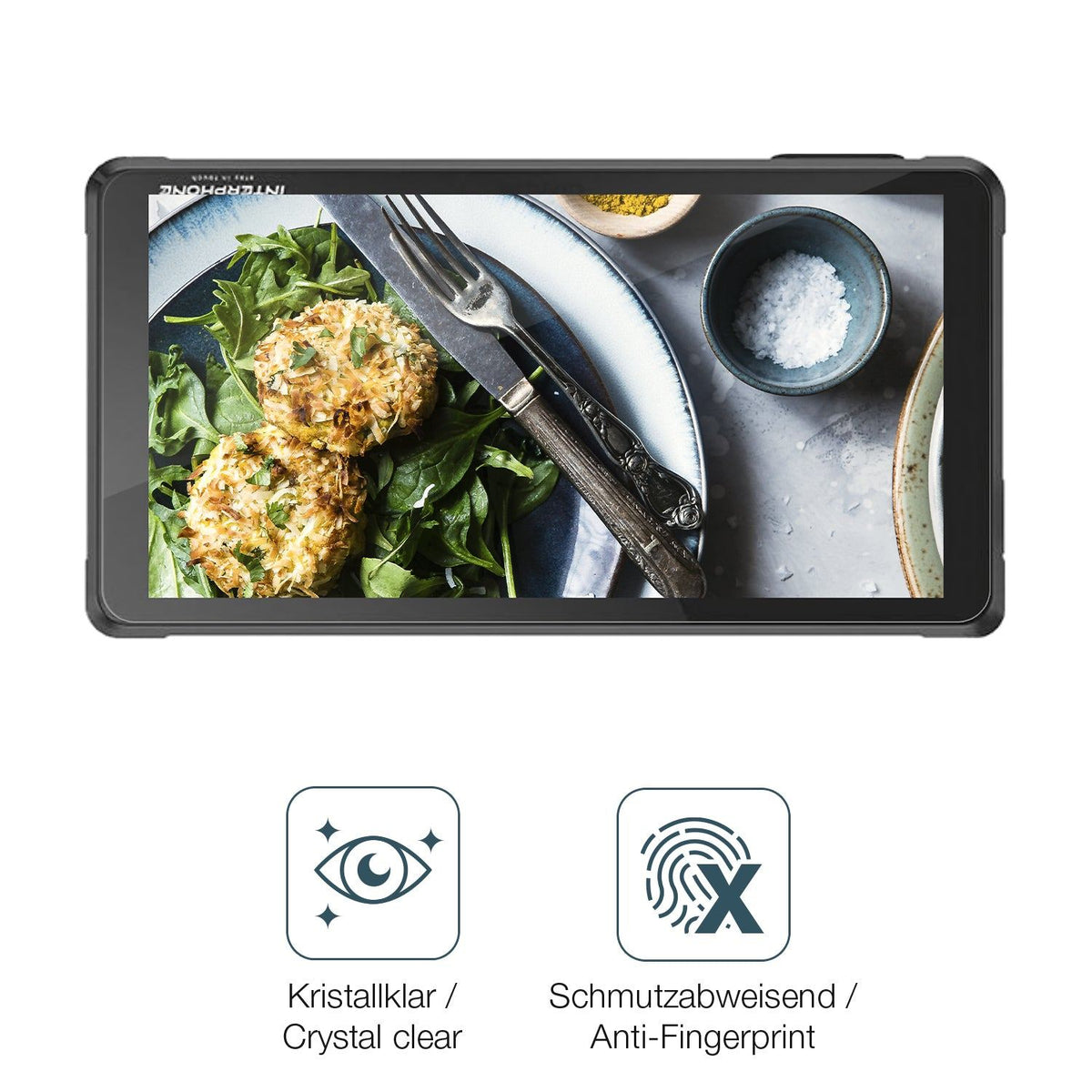2x Screen Protector for Interphone RideSync Flexible Glass 9H dipos