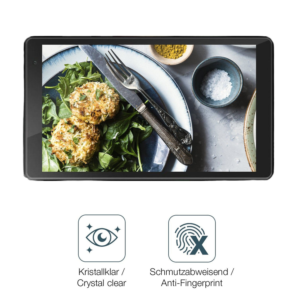 2x Screen Protector for Pritom P7 7 Zoll Flexible Glass 9H dipos