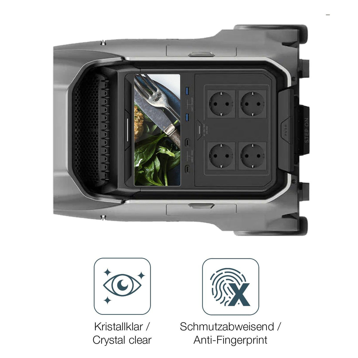 2x Screen Protector for EF Ecoflow Delta 3 Plus Flexible Glass 9H dipos