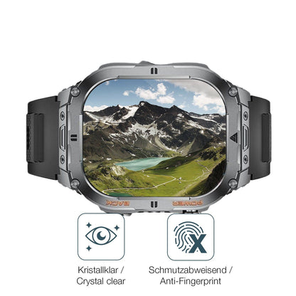 2x Screen Protector for SUNKTA EF9-A 2.13 Zoll Flexible Glass 9H dipos