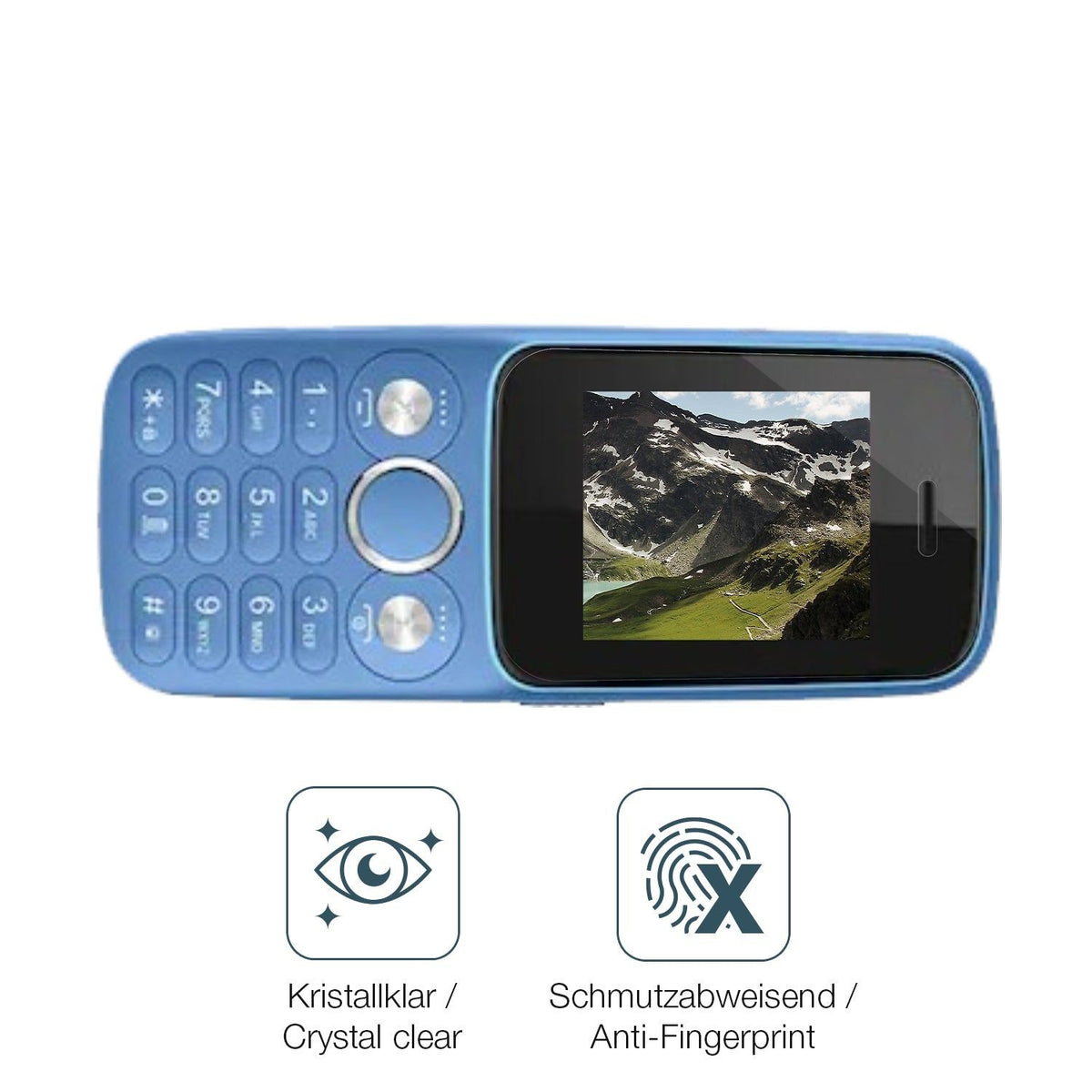 2x Screen Protector for I Kall K20 Flexible Glass 9H dipos
