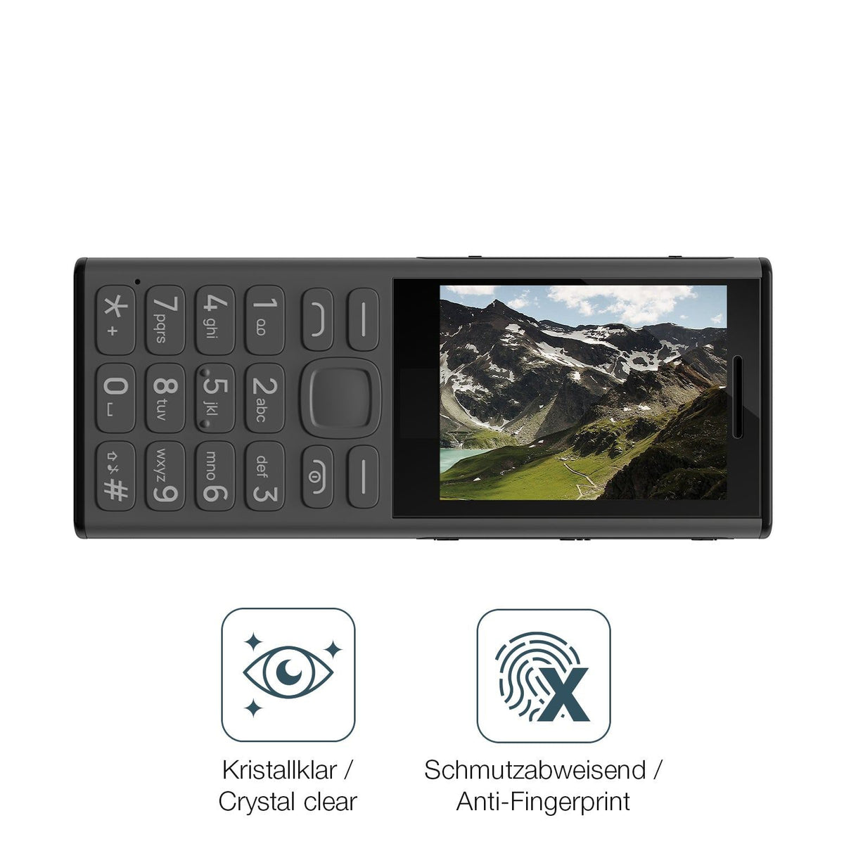 2x Screen Protector for HMD 130 Music Flexible Glass 9H dipos