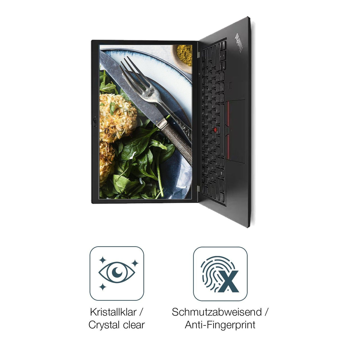2x Screen Protector for Lenovo ThinkPad T480s Flexible Glass 9H dipos