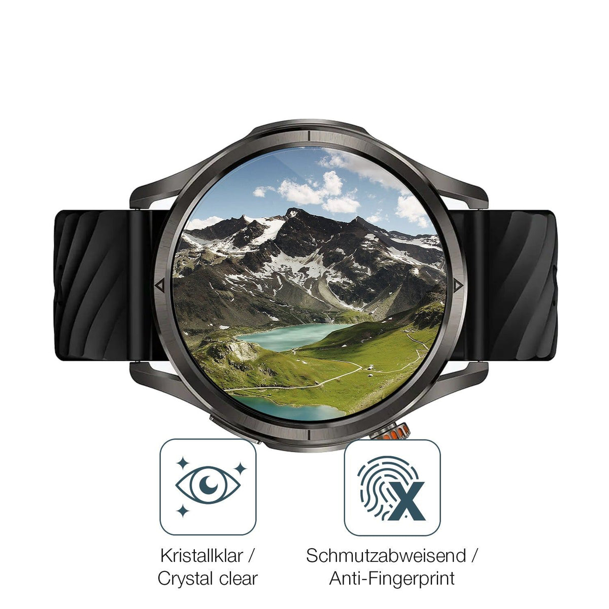 2x Screen Protector for Kospet Magic R10 1.43 Zoll Flexible Glass 9H dipos