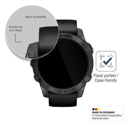 2x 9H Schutzfolie für Garmin Epix Pro 47mm Panzerfolie