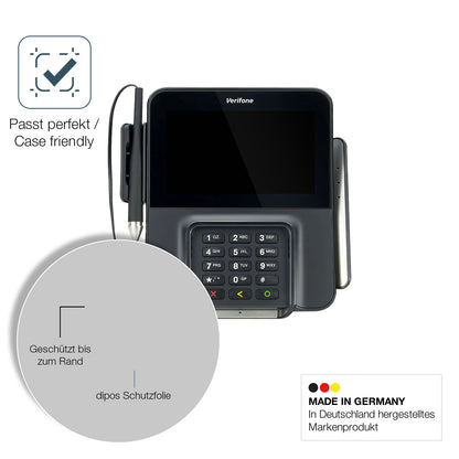 2x Screen Protector for Verifone M400 Flexible Glass 9H dipos