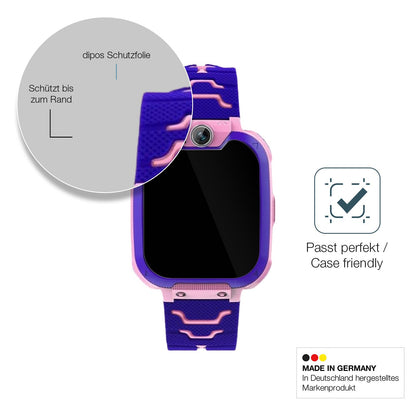 2x Screen Protector for Kesasohe Smartwatch Kinder Flexible Glass 9H dipos