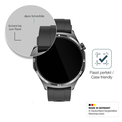 2x 9H Schutzfolie für ECG HRV Gesundheitsuhr 2.01 Zoll Panzerfolie