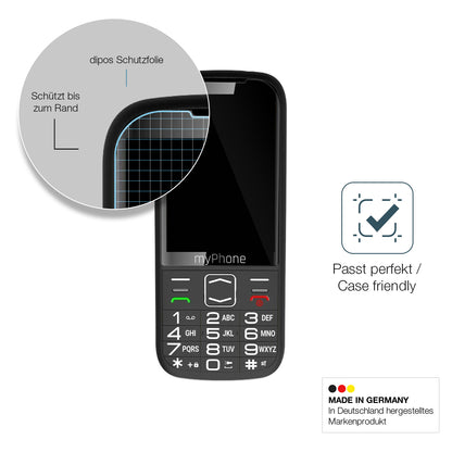2x Screen Protector for myPhone Harmony LTE Flexible Glass 9H dipos