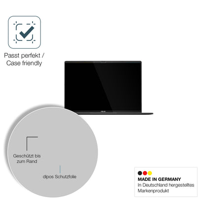 2x 9H Schutzfolie für Asus Vivobook S16 S3607 Panzerfolie