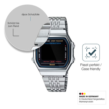 2x 9H Schutzfolie für Casio Iconic ABL-100WE-1A Panzerfolie
