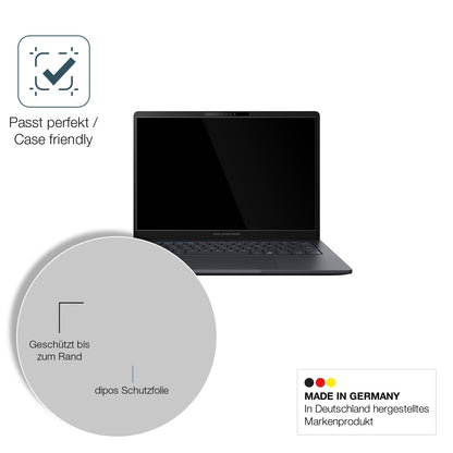 2x 9H Schutzfolie für Asus ExpertBook B3 B3405 Panzerfolie