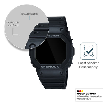 2x 9H Schutzfolie für Casio G-Shock DW-5000U Panzerfolie