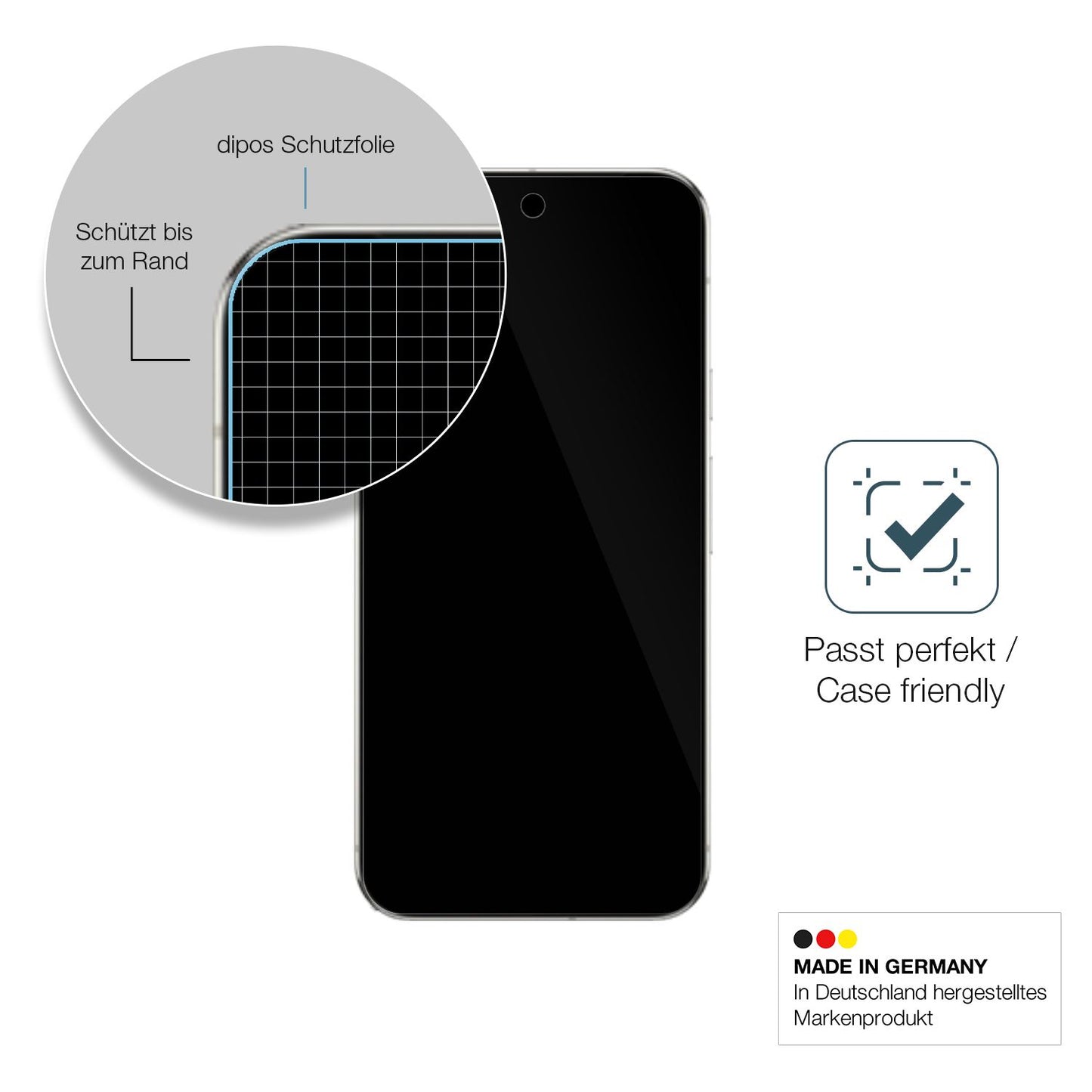 2x Screen Protector for Google Pixel 9 Pro XL Flexible Glass 9H dipos