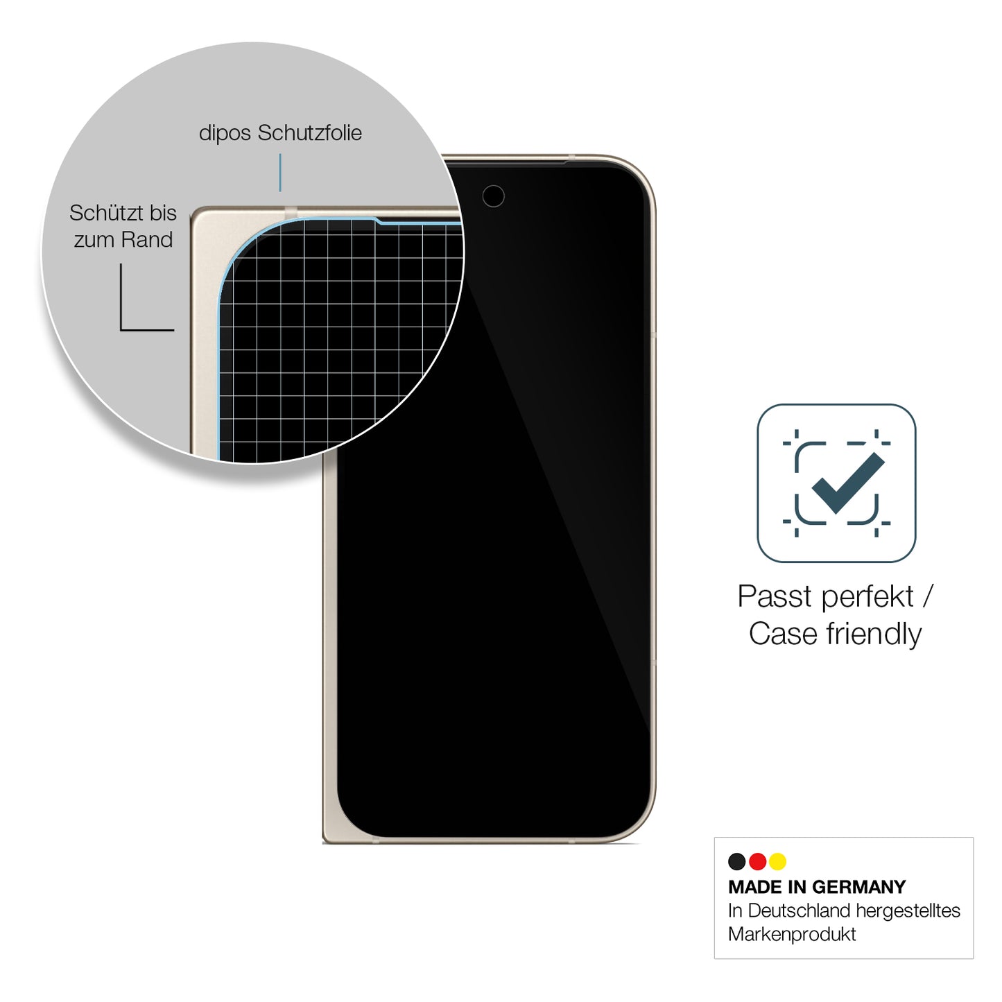 2x 9H Schutzfolie für Google Pixel 9 Pro Fold Panzerfolie