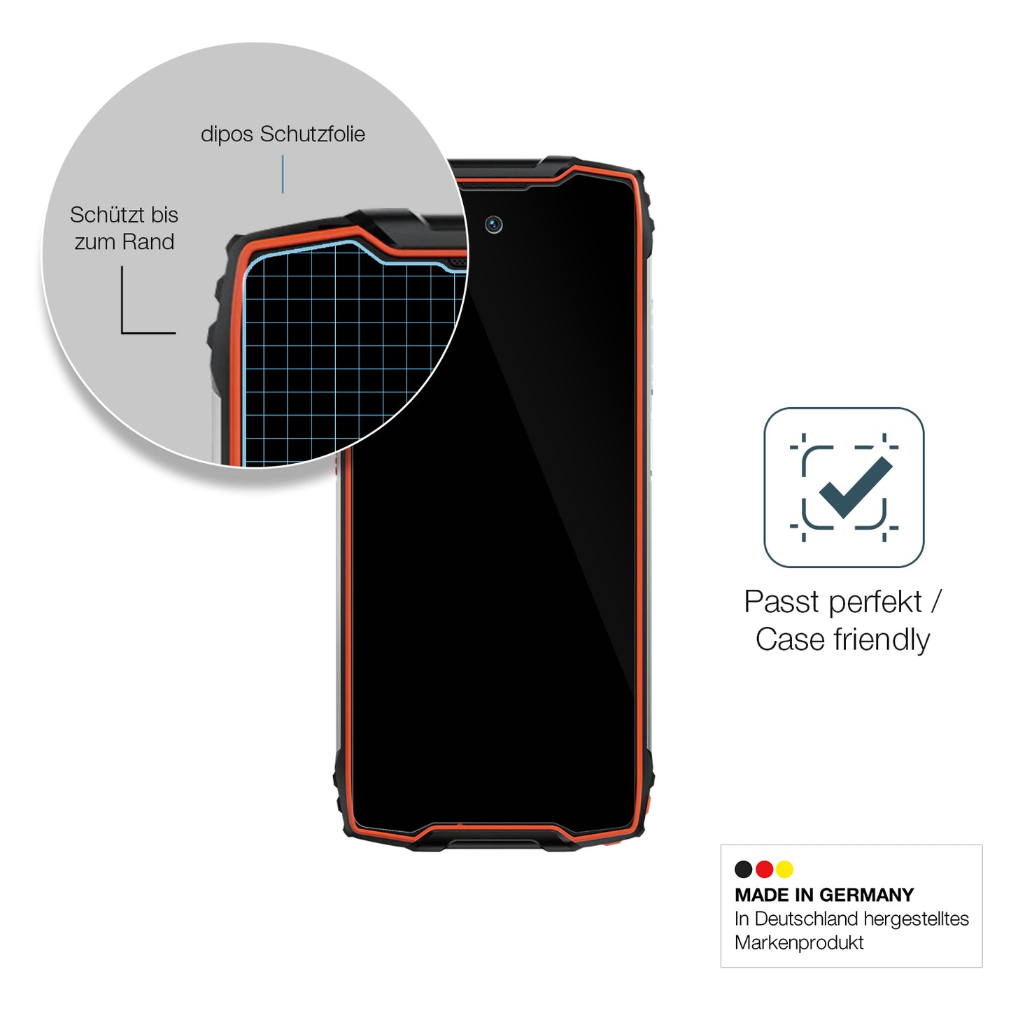 2x 9H Schutzfolie für Blackview BV9300 Pro Panzerfolie