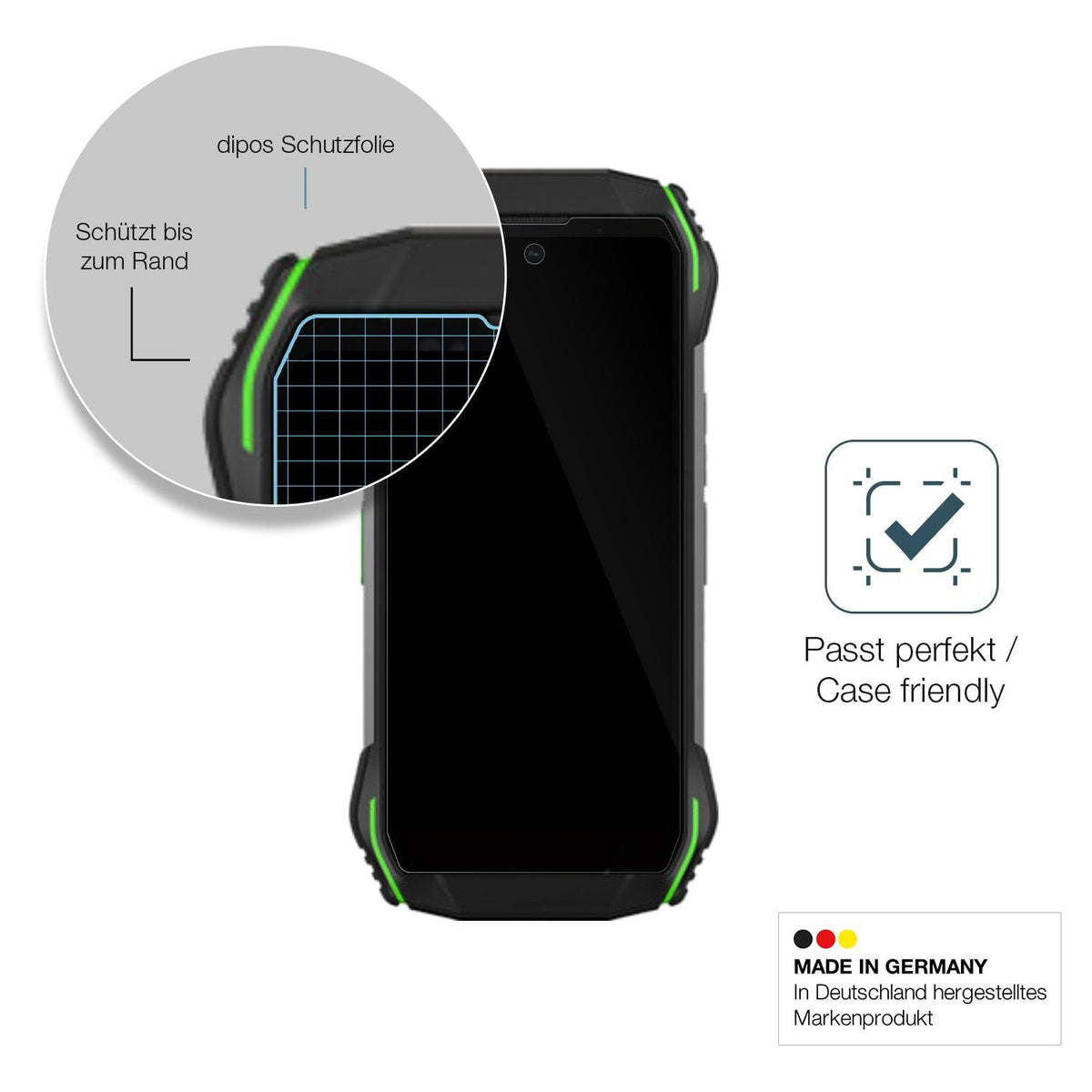 dipos 2x 9H Clear Screen Protector for Blackview N6000