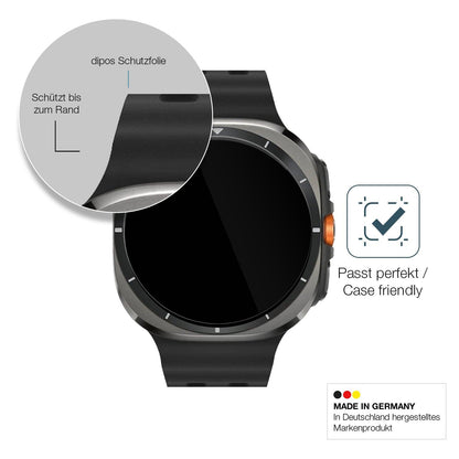 2x Screen Protector for Samsung  Galaxy Watch Ultra Flexible Glass 9H dipos