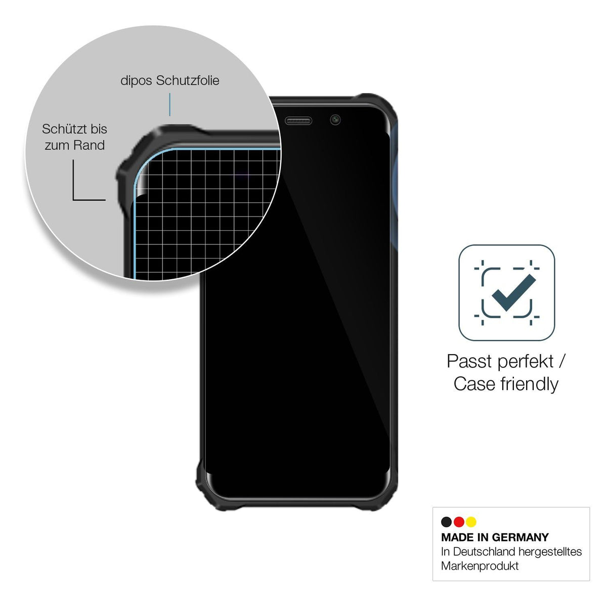 2x Screen Protector for Fossibot F101P Flexible Glass 9H dipos