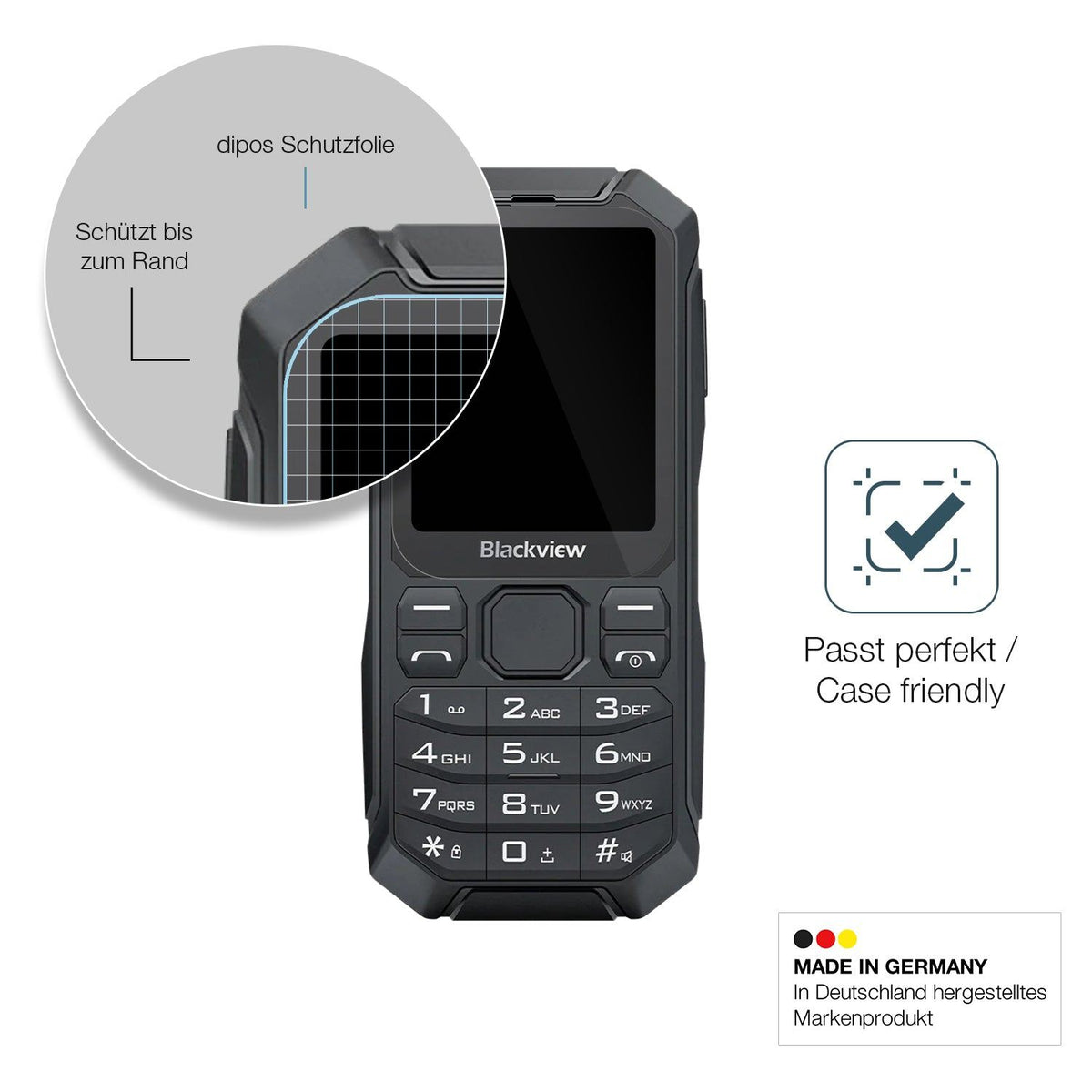 2x Screen Protector for Blackview N1000 Flexible Glass 9H dipos
