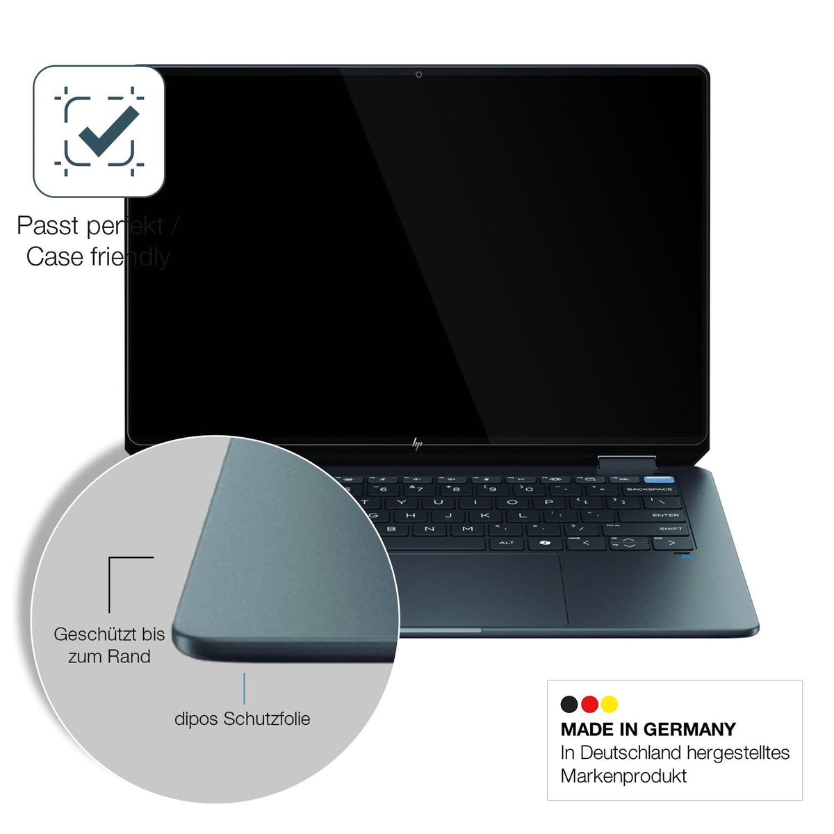 2x Screen Protector for HP OmniBook Ultra Flip 14 Flexible Glass 9H dipos
