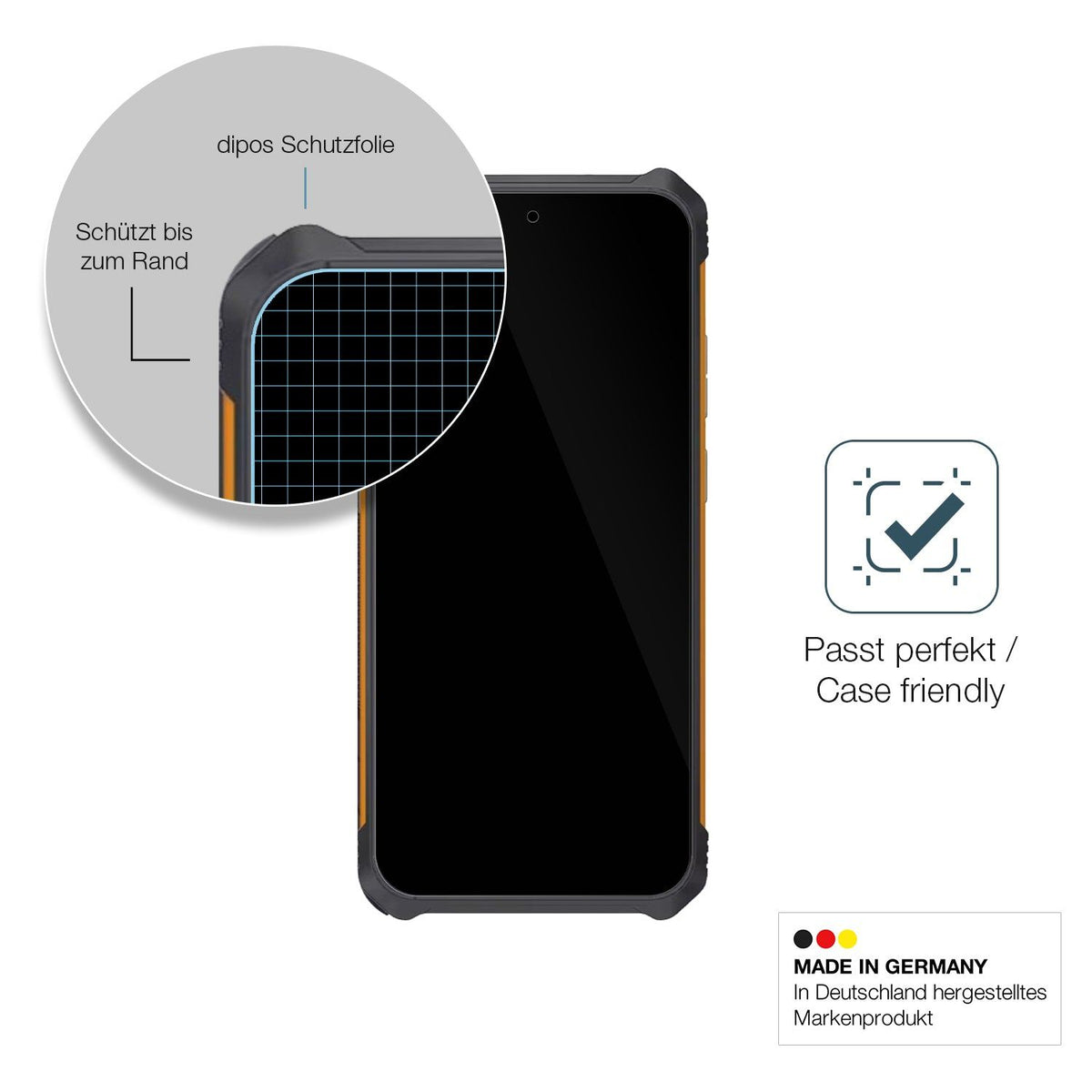 2x Screen Protector for Cubot KingKong ES Flexible Glass 9H dipos