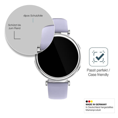 2x Screen Protector for Sanorum 1.27 Zoll Smartwatch Flexible Glass 9H dipos