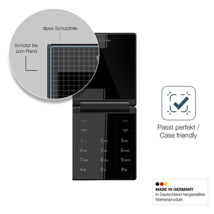 2x Screen Protector for Itel Flip One Flexible Glass 9H dipos