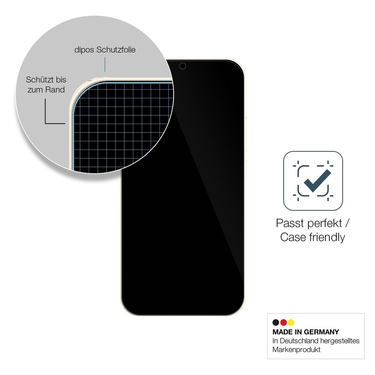 2x Screen Protector for CatCalls i15 Pro Flexible Glass 9H dipos