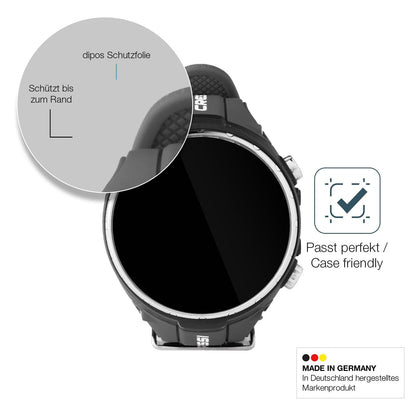 2x Screen Protector for Suunto D4F Tauchcomputer Flexible Glass 9H dipos