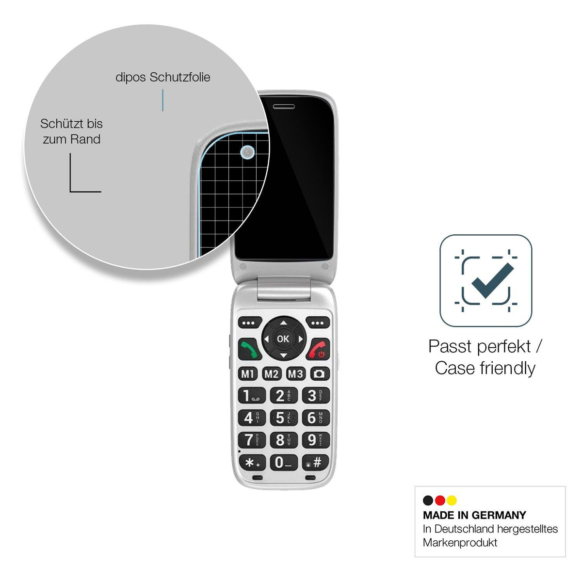 2x Screen Protector for SPC Polaris 4G Flexible Glass 9H dipos