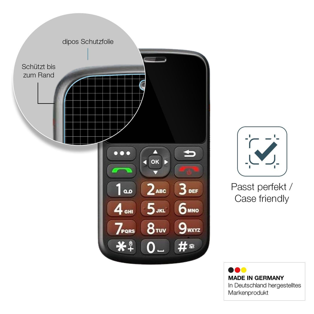 2x Screen Protector for Sweetlink S3PLUS 4G Flexible Glass 9H dipos