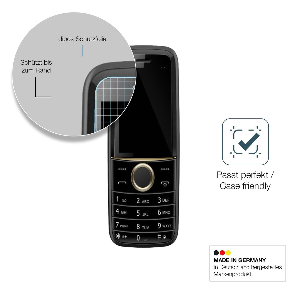 2x Screen Protector for Cellecor A1 Flexible Glass 9H dipos